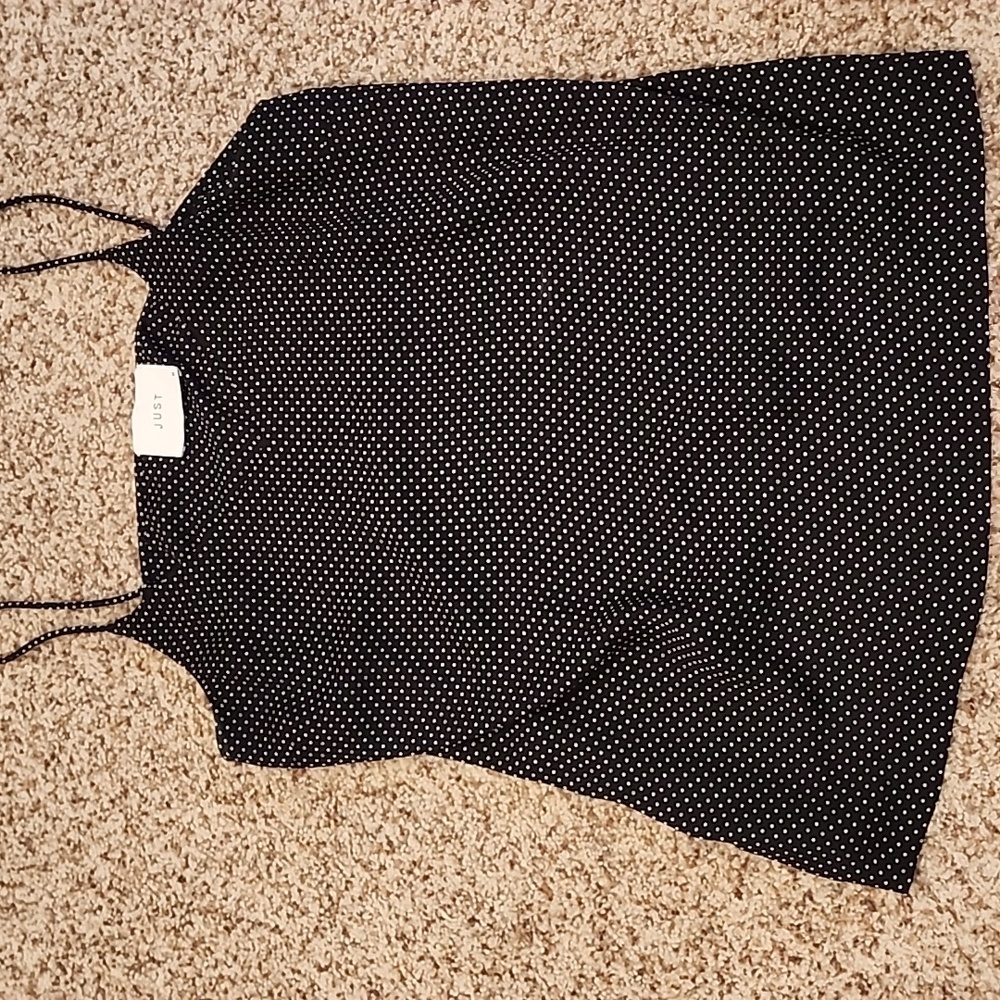 Black and white tank